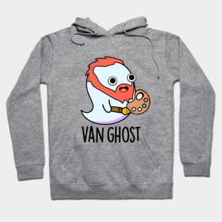 Van Ghost Funny Artist Ghost Pun Hoodie